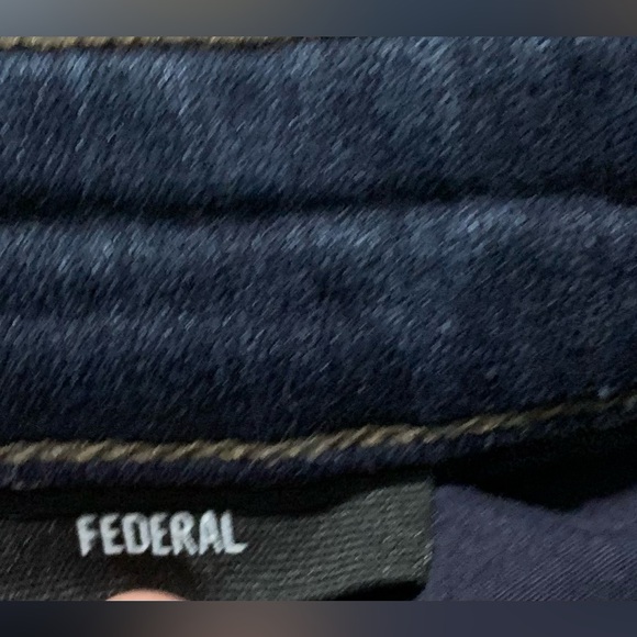 Paige Federal Men’s Slim Straight Cellar Dark Wash Jeans - Picture 8 of 9